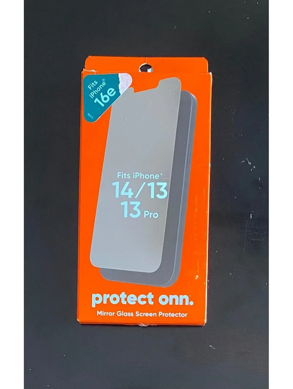 Onn Mirror Glass Screen Protector for iPhone 16e/14/13/13Pro
